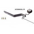  Set complet pour roulette de queue carbone taille 30cc 